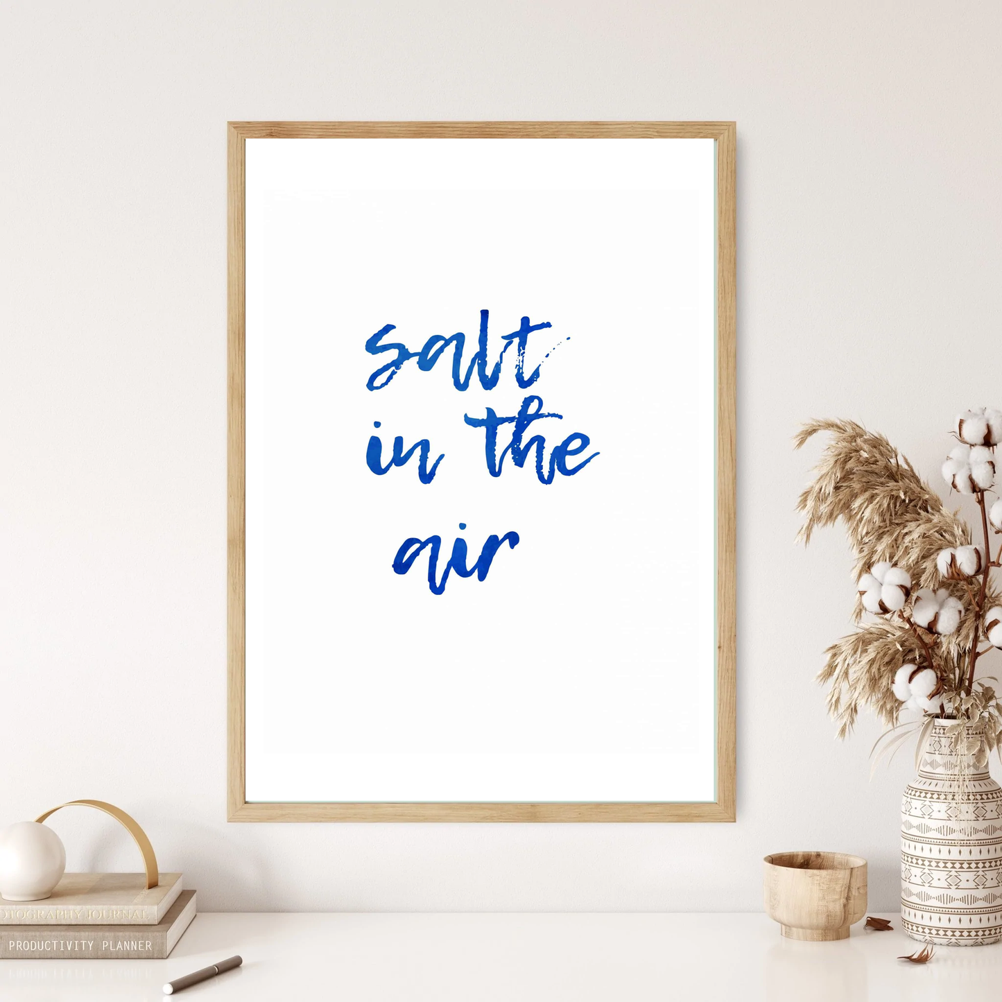 Salt In The Air Wall Print