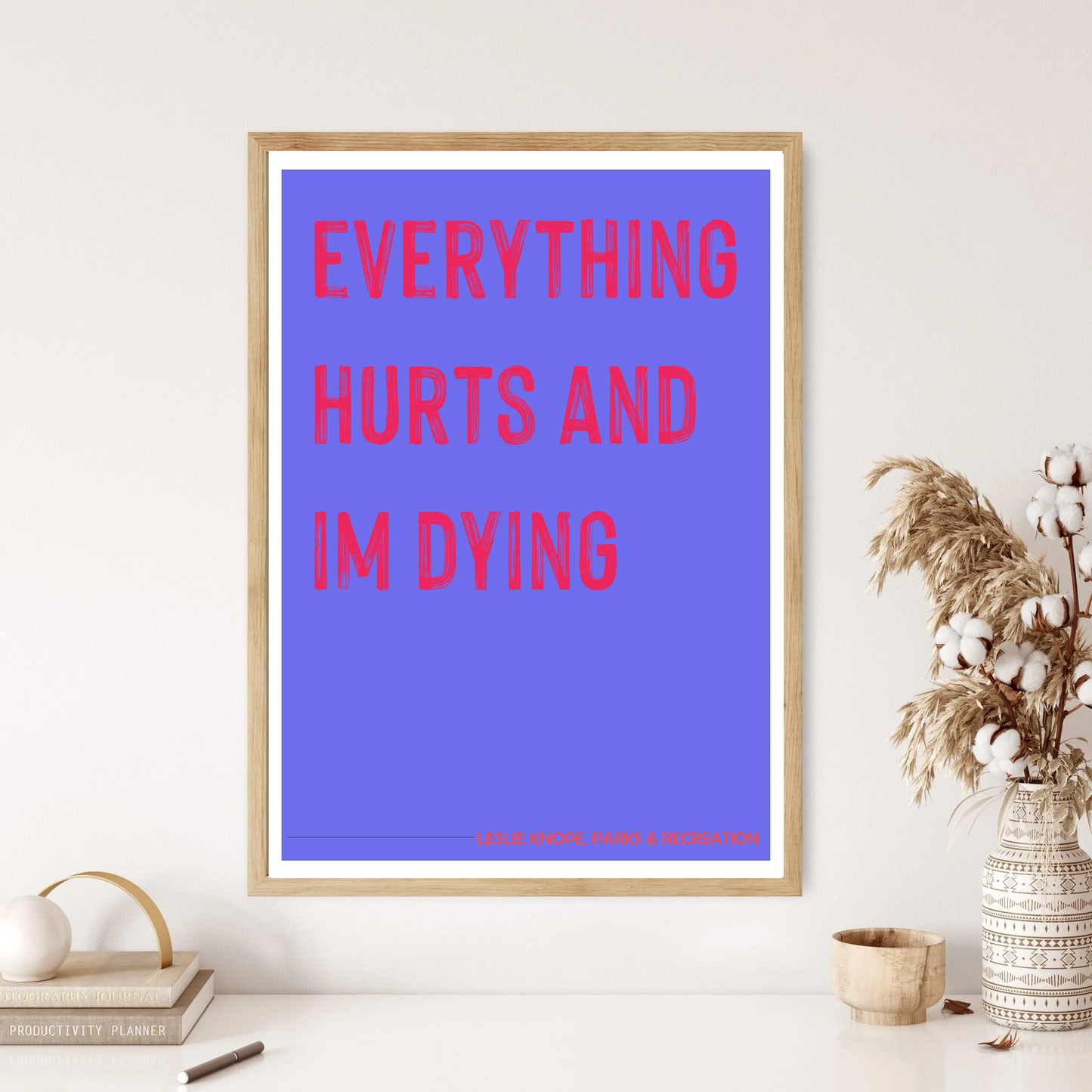 Parks & Rec - Leslie Knope Quote Wall Print (5 Colours)