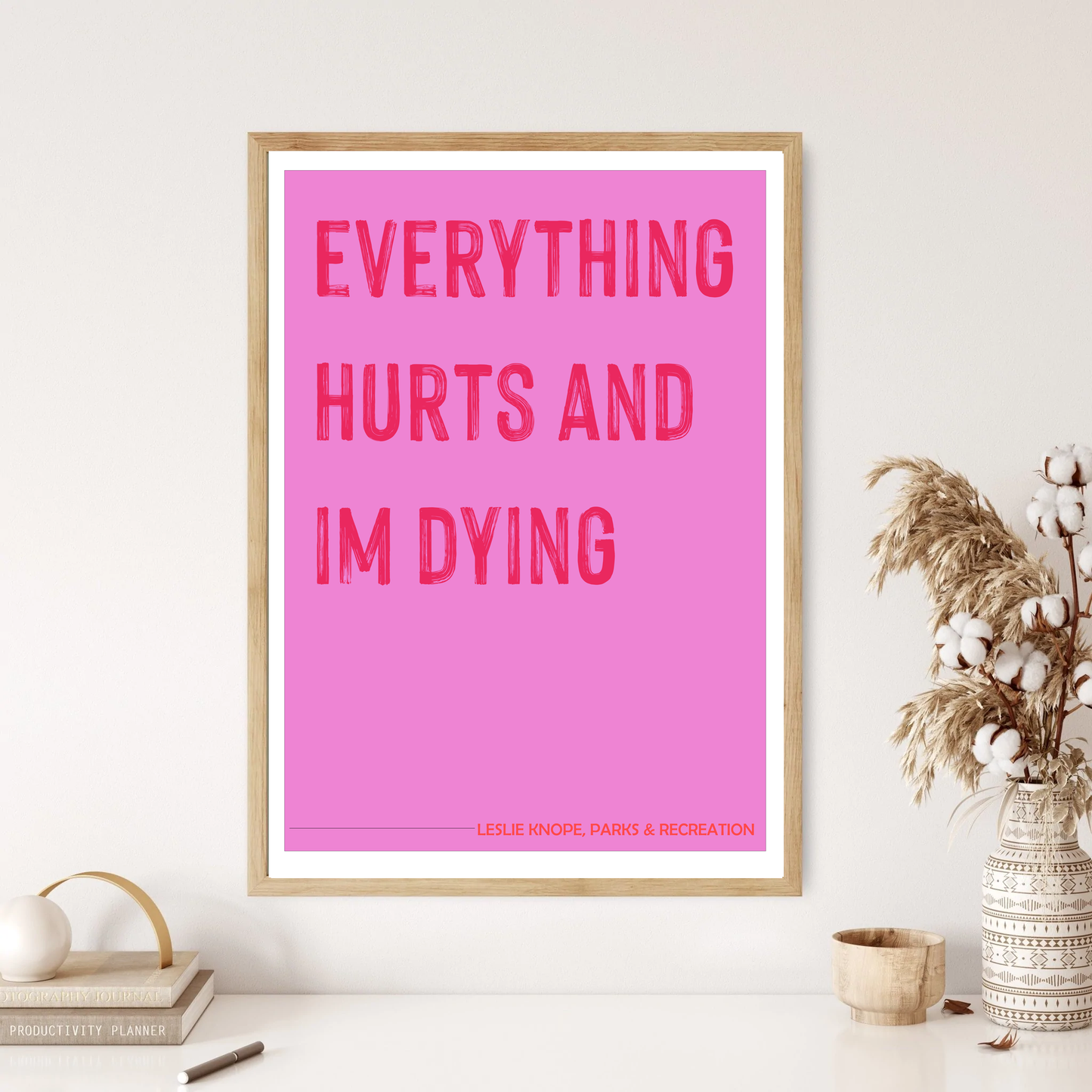 Parks & Rec - Leslie Knope Quote Wall Print (5 Colours)