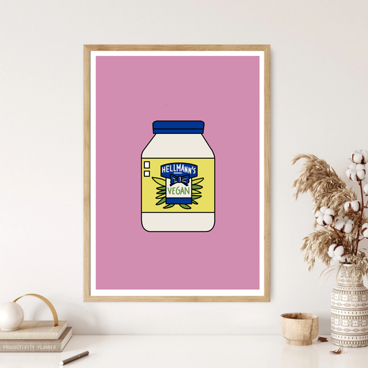 Mayo Colourful Kitchen Wall Print