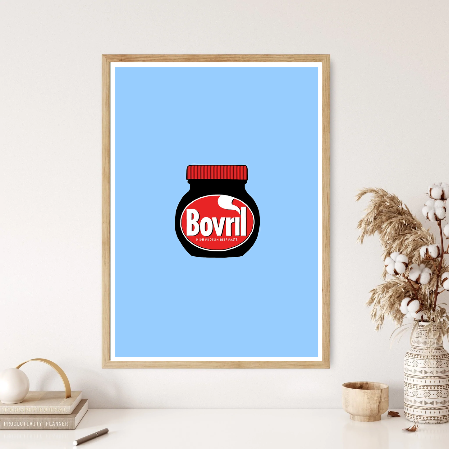 Bovril Condiment Spread Colourful Kitchen Wall Print