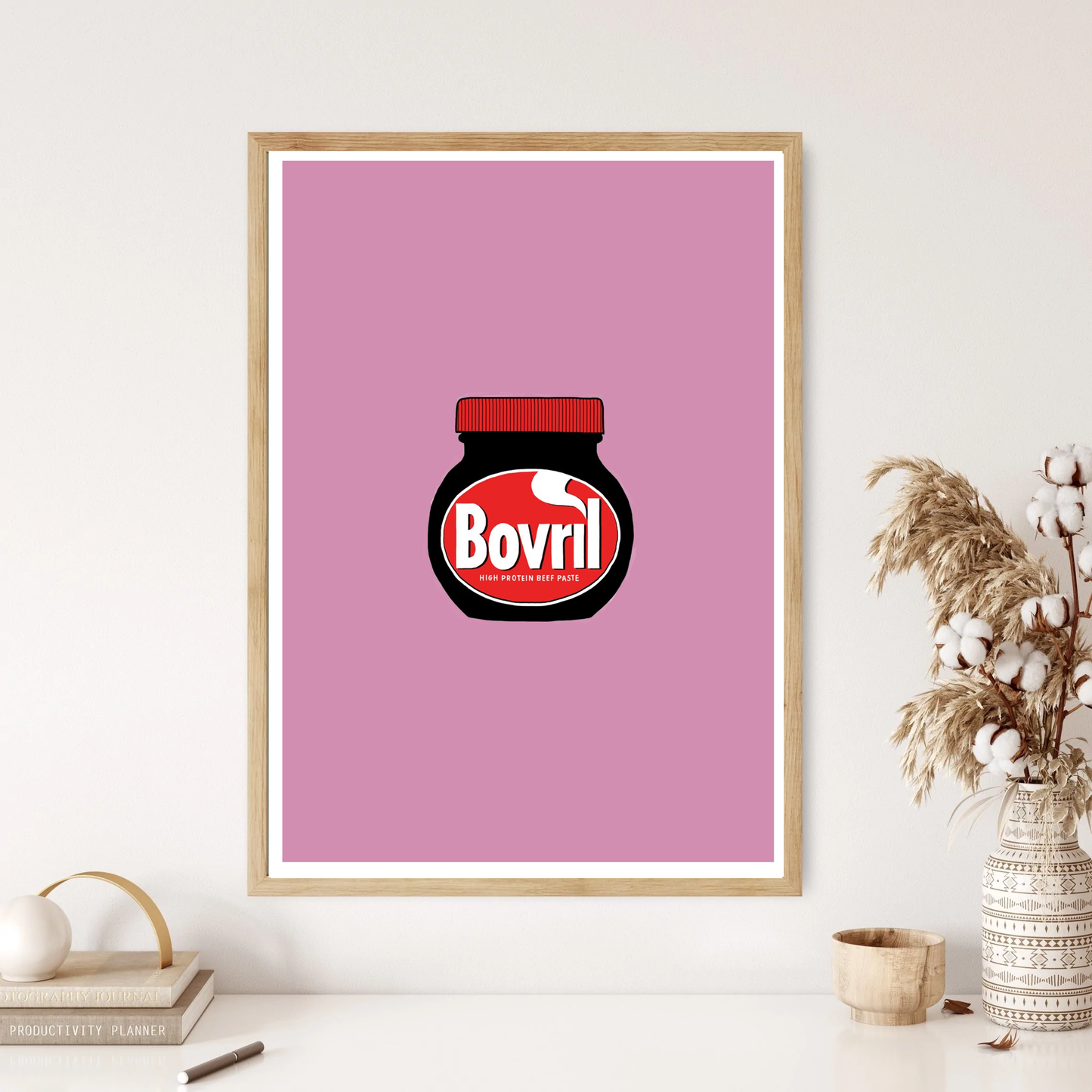 Bovril Condiment Spread Colourful Kitchen Wall Print