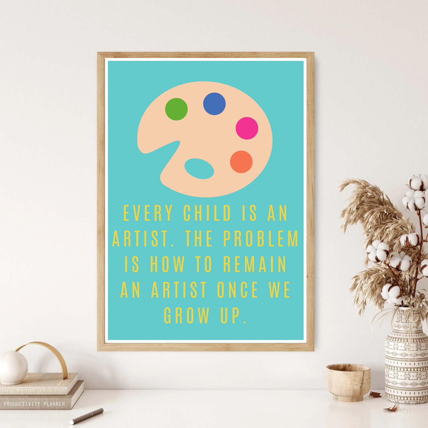 Every Child Is An Artist Wall Print