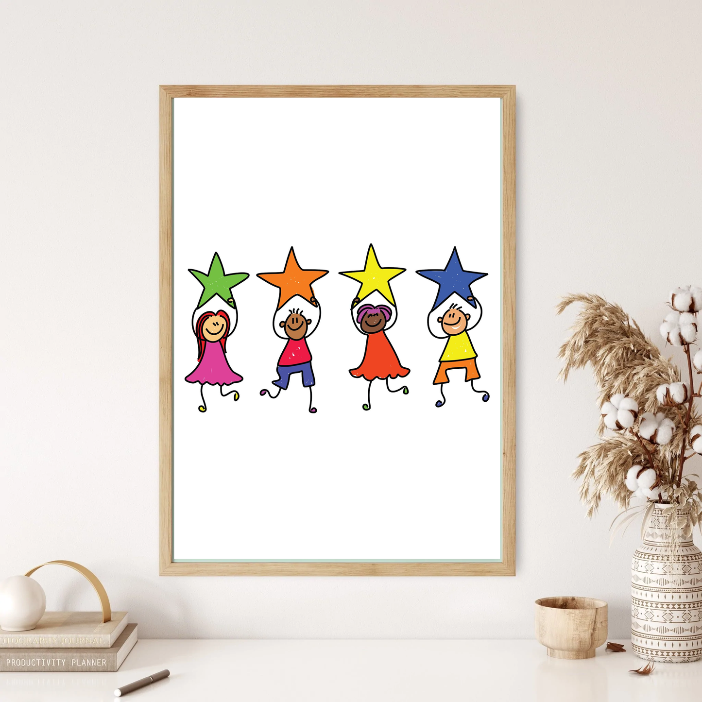 Children Of The Stars Wall Print (3 Colours)