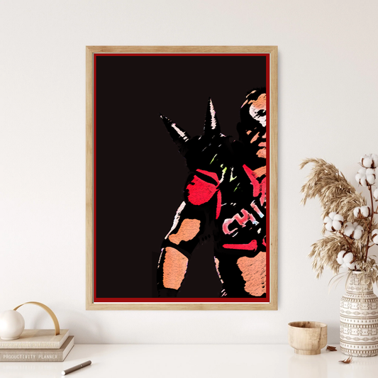 Animal - Legion of Doom Half Silhouette Wrestling Wall Print