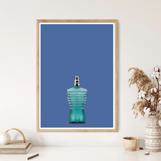 JPG Le Man Perfume Art Music Minimal Wall Print